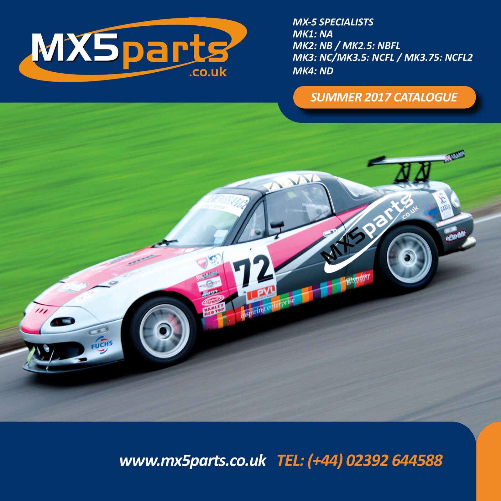 MX5 Clear Bumper Side Reflectors Markers + Bulb Holders Mazda MX5 Mk2