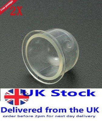 True Shopping 52CC Primer Bulbs X2 19mm OD Fuel Resistant Coat Silverline JCB