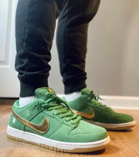 Nike SB Dunk Low Pro “St. Patrick's Day” 2022 - Men’s Size 9.5 - Picture 10 of 23