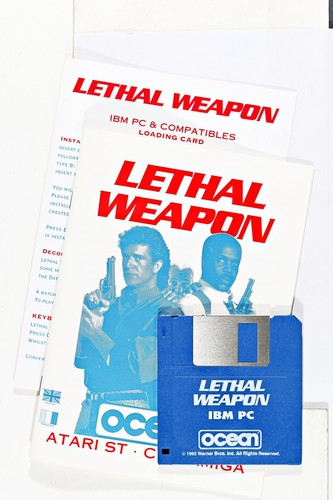 Ocean - Lethal Weapon L'Arme Fatale - IBM PC - 3.5 Floppy Disc - Complete - Picture 3 of 3
