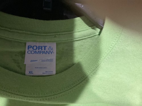 Port & Company Men's Graphic T-Shirt Size XL Green Aqua East Surf Shop F33 - Picture 4 of 6