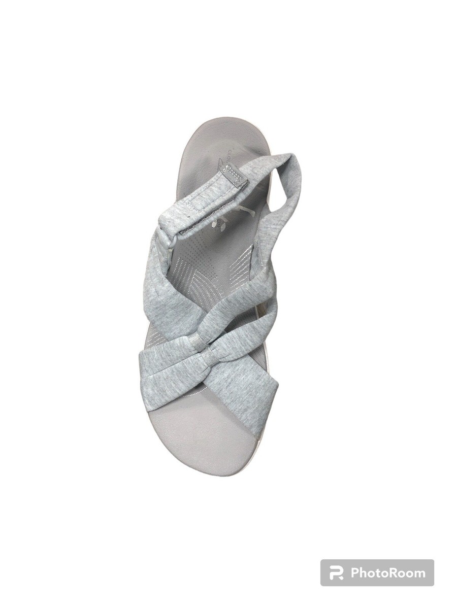 三彩　Clarks Cloudsteppers サンダル グレージュ 三彩 Clarks Cloudsteppers サンダル グレージュ Clarks Sandals