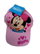 Disney Girls Cap NWT Minnie Mouse Pink Adjustable