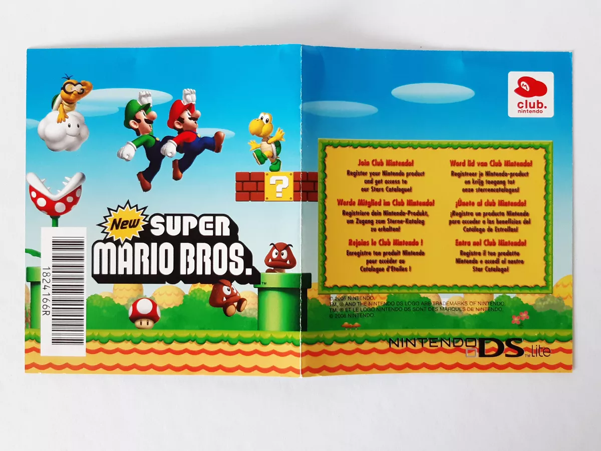 Code Dots Vip Non Brushed Club Nintendo New Super Mario Bros. DS