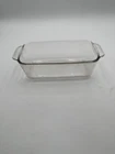 Pyrex #213 Clear Glass Loaf Pan - 1.5 Qt Baking Dish with Handles