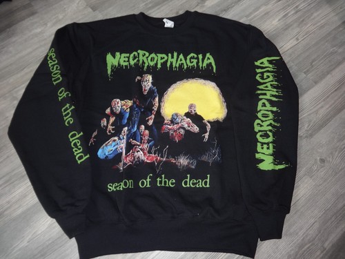 Necrophagia Crewneck Sweatshirt Crew Neck Autopsy Anal Cunt Napalm Death Nasum - Bild 2 von 3