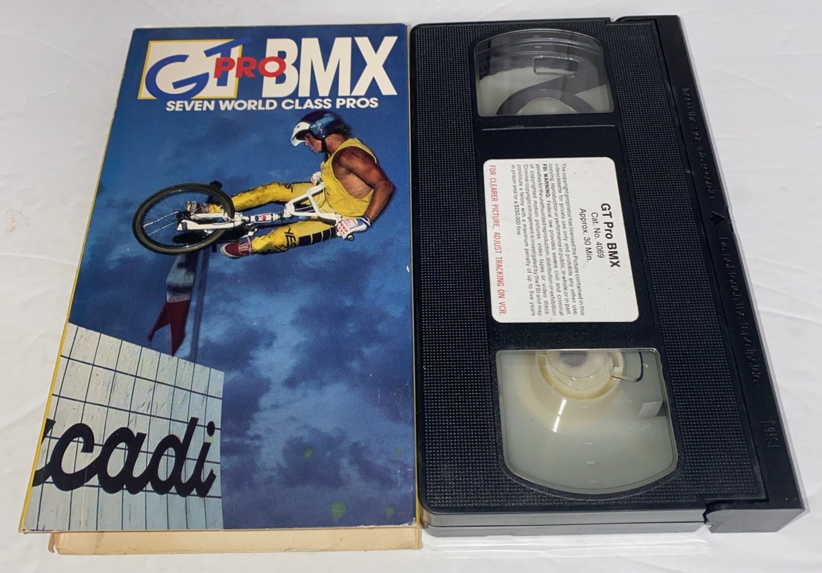 ザ・ベスト・オブ・ホワイティ　VHS VINTAGE 1989 GT PRO BMX VHS Rare Seven World Class Pros GT