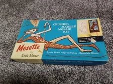 Mosette By Craft Master Marble Mosaic Kit Horse on Hind Legs 1962