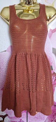 SCHÖNER LONG PULLOVER DAMEN TUNIKA KLEID GR 10 EUR 38