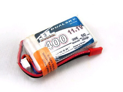 Dualsky LiPo Battery EX 400mAH 3S 30C W/JST DSBXP04003EX Dualsky - Bild 1 von 1
