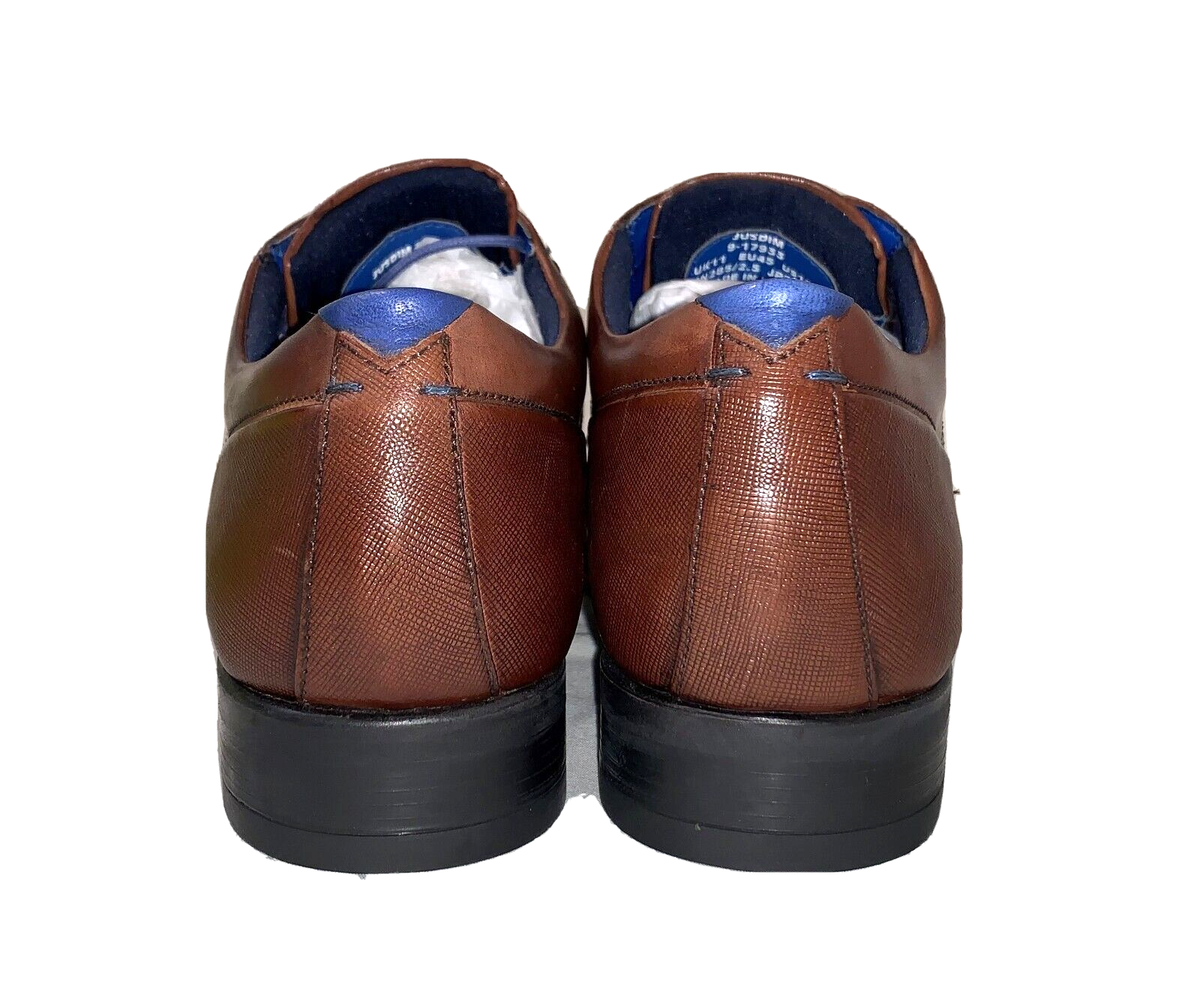 Ted Baker London Shoes Men size US-11 Jusdim Plain Toe Derby Leather Brown EU-44 Amazon.com | Ted Baker Men main image 3