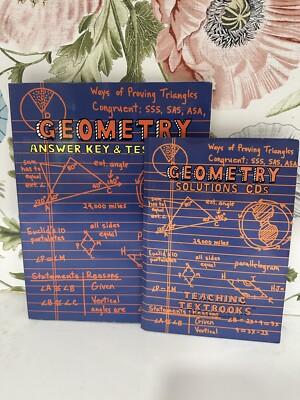 Teaching Textbook Geometry Answer Key & Test Bank, Solutions CD Author Sabouri