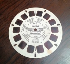 Viewmaster Reel B5163 - Popeye Sweet Pea's Edjamacation Used Fast Shipping