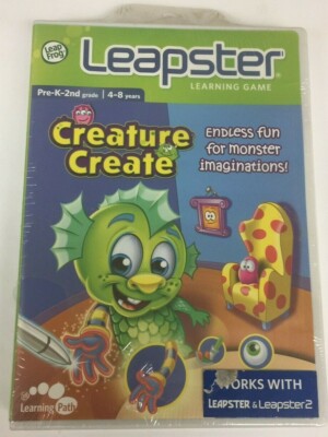 Brand New LEAP FROG CREATURE CREATE Leapster & Leapster 2 Learning Game NIP