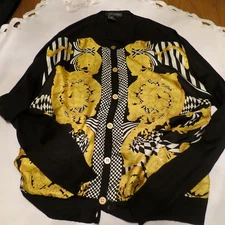 Randy Kemper Black Silk Long Sleeve sz Lg.