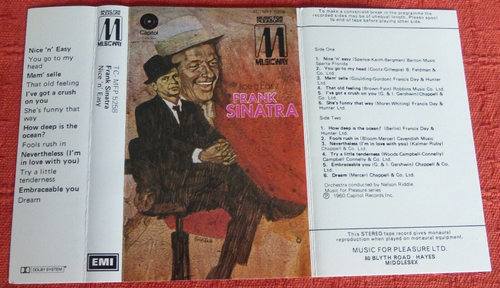 FRANK SINATRA - UK CASSETTE TAPE - NICE 'N' EASY - WITH PAPER LABELS - Picture 5 of 6
