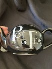 Teapot Glazed The Old Pottery Company Black  - Pot Of Tea - Tea For One 1 Cup — photo 7