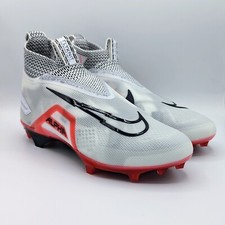 Nike Alpha Menace Elite 3 White Black University Red CT6648-103 Men's Size 10.5