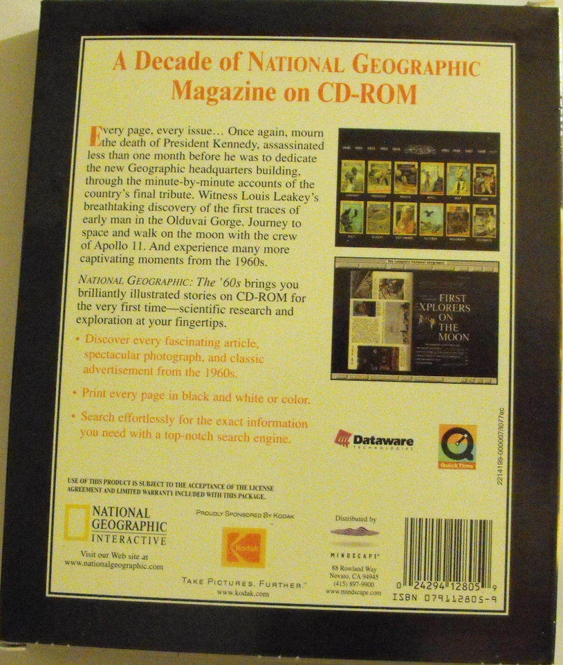 3 CD's The '60s - A Decade of National Geographic Magazine on CD-ROM, - Image 2 of 2
