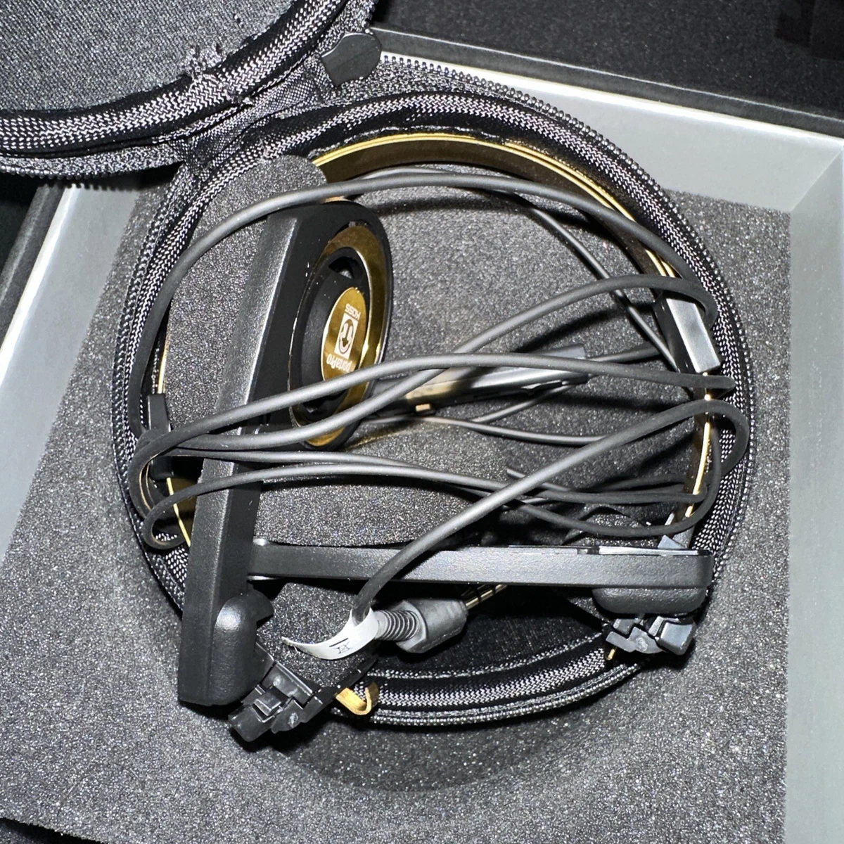 Koss Porta Pro Limited Edition Black Gold On Ear Headphones in Line Microphone