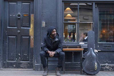 American blues rock musician Gary Clark Jr Photographed in London - Old Photo 5