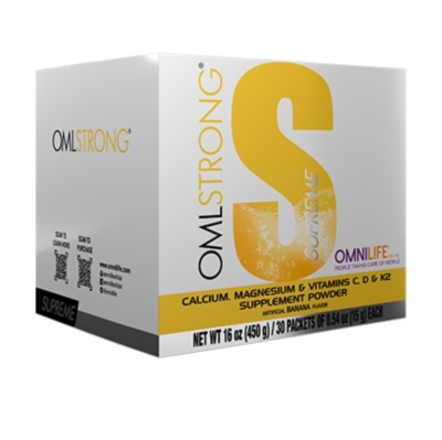 OML STRONG SUPREME  BOX WITH 30 SACHETS 450 G. Omnilife 