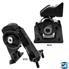 Front & Rear Engine Motor Mounts 2Pcs Set for Toyota Prius, Prius V L4 1.8L