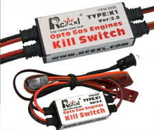 Rcexl Opto Gas Engines Kill Switch For DLA DLE DA Ignition Cut Off w/Futaba Plug