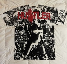 Vintage 90s Hustler Magazine Shirt Adult Sz Med Censored Nude All Over Print NEW