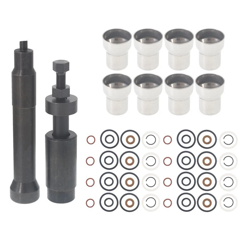 Kit de herramientas de extracción e instalación de taza de manguito inyector para Ford F650 F750 2003-2010 6,0 L Foto 3 de 4