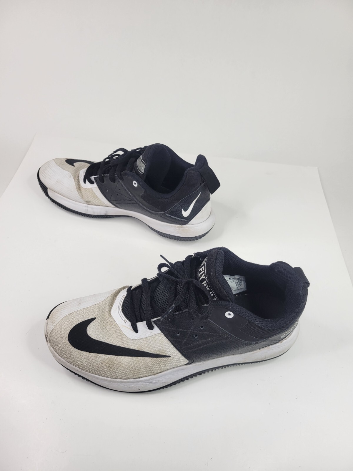 Nike Mens Fly By Low II AJ5902-001 Black White Basketball Shoes Sneakers Sz 10