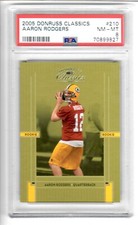 2005 Donruss Classics Aaron Rodgers #210 Rookie Card Rc Psa 8 Gold /999 Packers