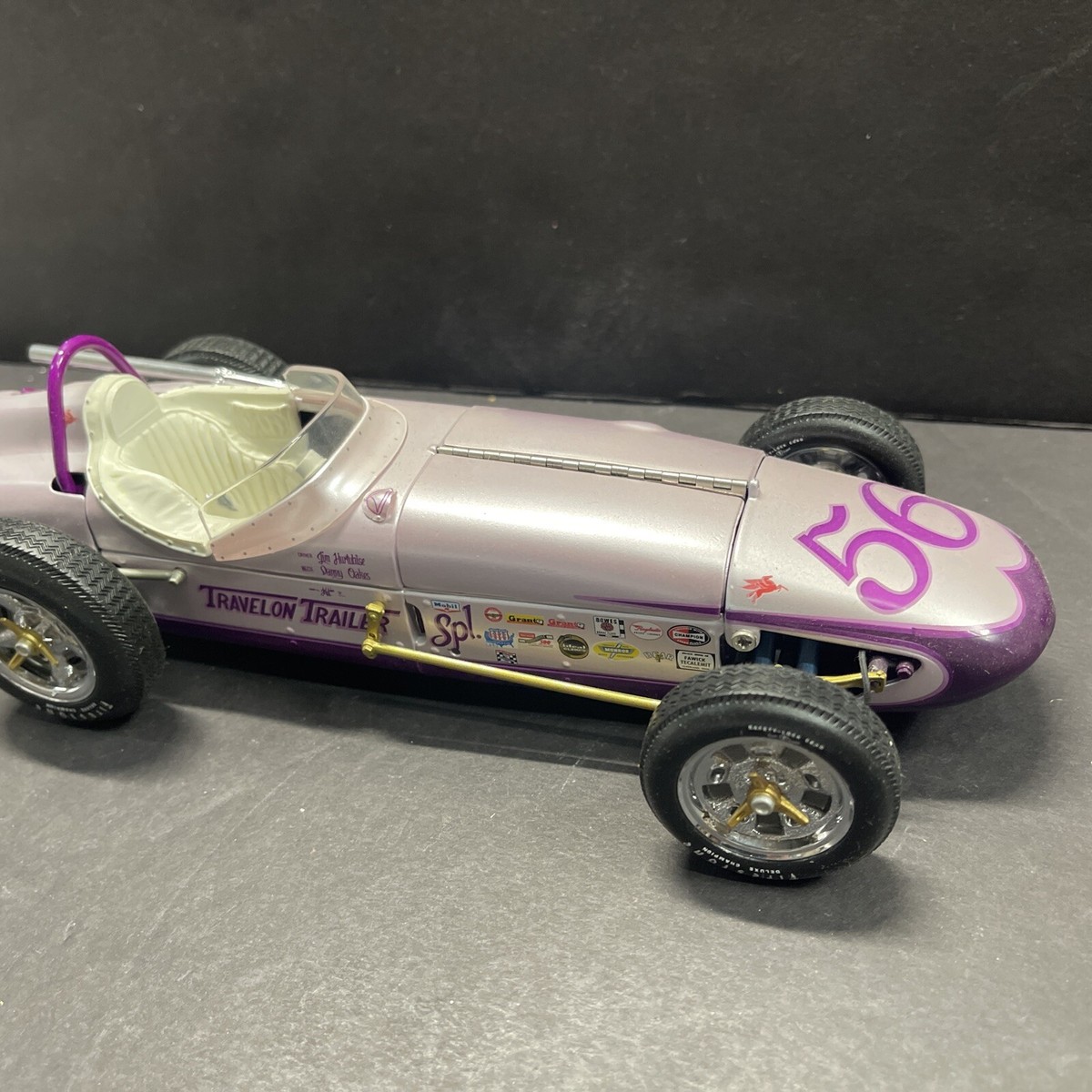 WATSON ROADSTER　ミニカー Carousel 1960 Indy Watson Roadster #56 Jim Hurterbise Diecast cad
