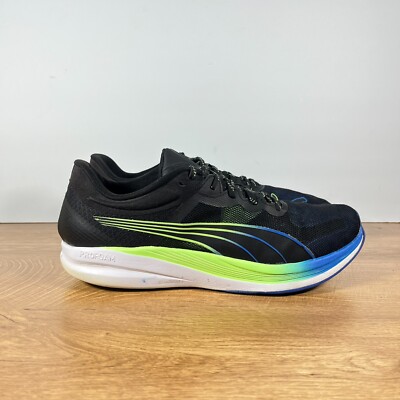 Puma Redeem ProFoam Fade Black Blue Athletic Low Top Sneakers Men's Size US 13
