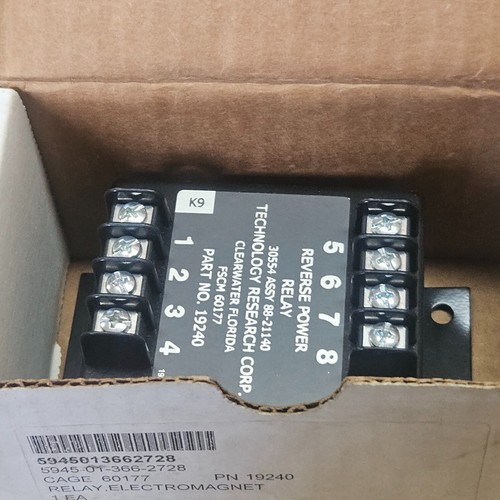 Surge Protection Relay Over Voltage Relay 88-21139, FSCM 60177 ELECTROMAGNETIC - Picture 9 of 10