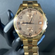 Marc By Marc Jacobs Rose Gold Tone Stainless Quartz 38mm Analog Wristwatch 