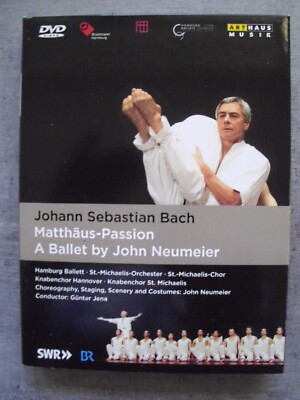 3 DVDs: Johann Sebastian Bach Matthäus-Passion - A Ballet by John Neumeier SWR