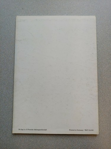 VERY NICE VINTAGE PORSCHE CUP DEALERSHIP NOTEPAD SALESMANS DESK 1985 30 pages - Picture 2 of 6