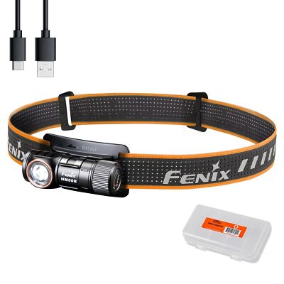 Fenix HM50R v2.0 Headlamp, 700 Lumen USB-C Rechargeable Lightweight with Whit...
