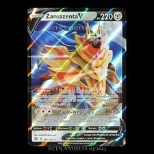 carte Pokémon Zamazenta V 105/172 #1 EB09 - Stars Étincelantes NEUF FR
