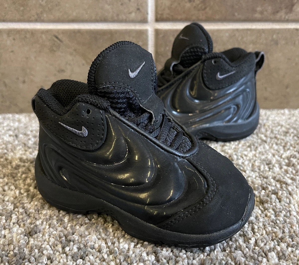 Nike VTG OG 2002 Black Playerposite Foamposite Tiny Baby Toddler