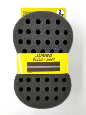 Miracle Double-Sided Jumbo Sponge Brush For Dreads Afro Twist Coil Curl Wave #C