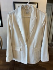 Ladies Topshop Cream Blazer Sz 6