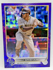 Trent Grisham 2022 Topps Chrome Logofractor #46 Purple Refractor /250 SP YANKEES