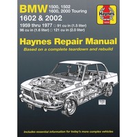 Bmw 1500/1502/1600/1602/2000/2002 1959-1977 Reparaturhandbuch Haynes
