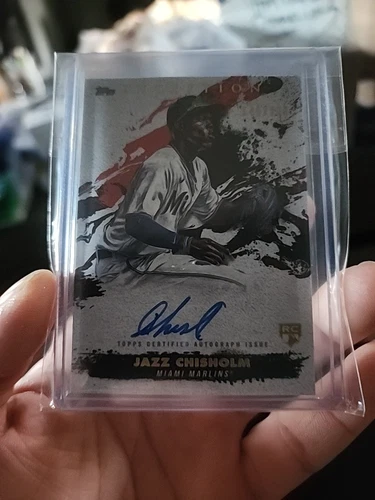 2021 TOPPS INCEPTION JAZZ CHISHOLM ROOKIE ON CARD AUTO /200 RC MIAMI MARLINS