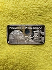 1975 Freedom of the Press Hamilton Mint 1 Troy  .999 SilverBar SN-4729 VINTAGE.
