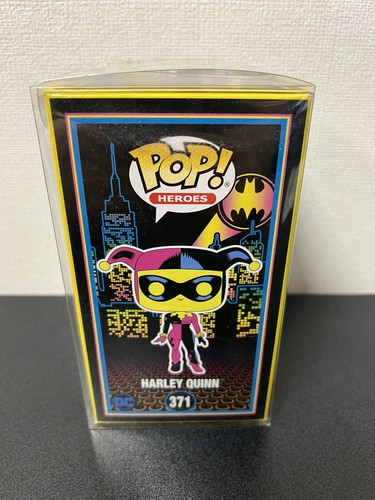 Funko Pop Heroes Batman Harley Quinn #371 Special Edition Black Light Glow - Bild 3 von 6