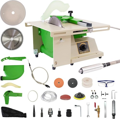 NEW PROFEESSIONAL LAPIDARY SAW W/ ADVANCED WATER COOLING JEWELRY ROCK SAW SYSTEM