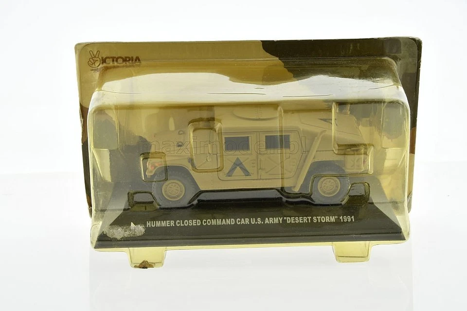 HUMMER Closed Command CAR U.S. ARMY Desert Storm 1991 1/43 De Agostini - Image 2 of 4